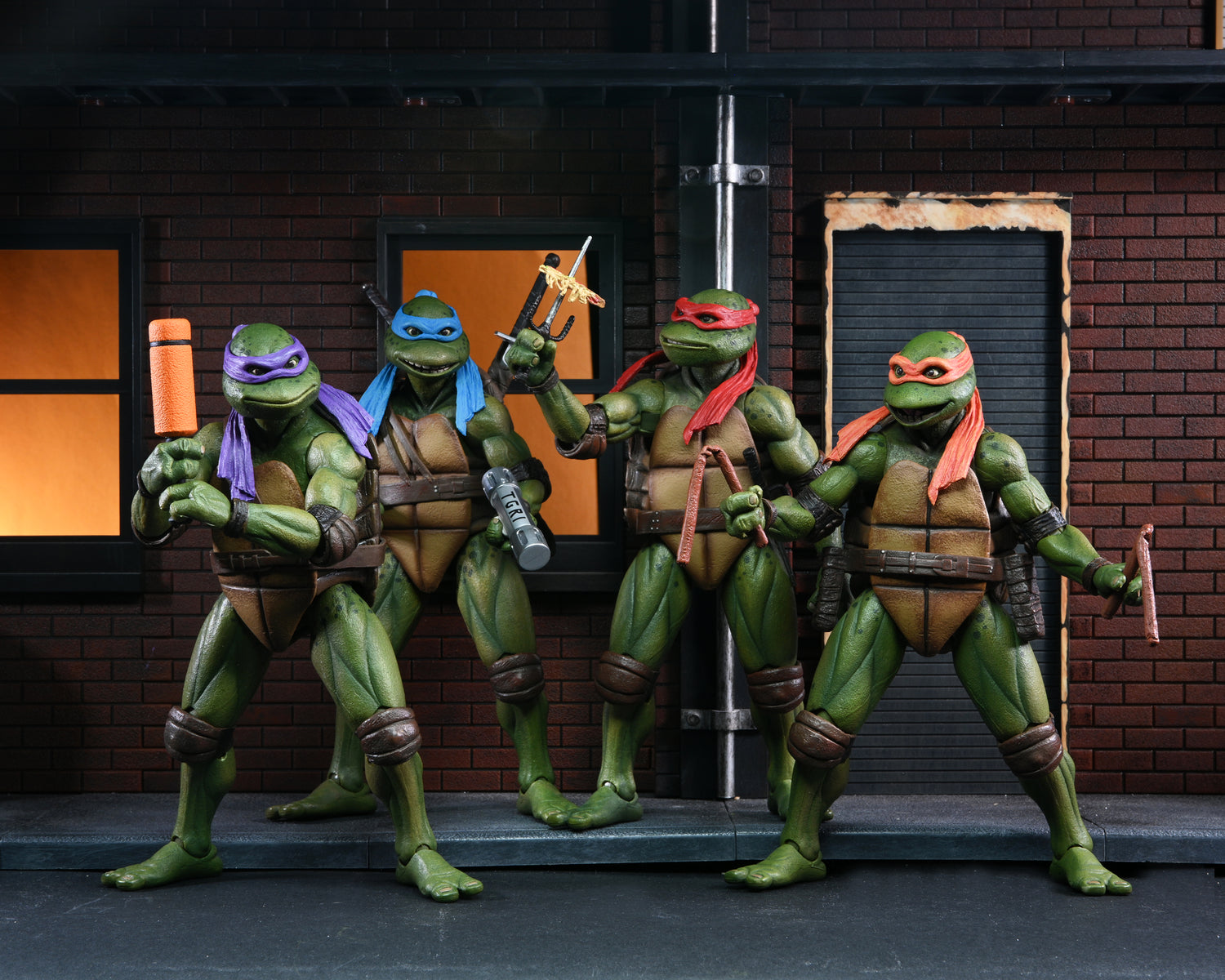 Teenage Mutant Ninja Turtles 2: Secret of the Ooze - Turtles 4-Pack in VHS packaging