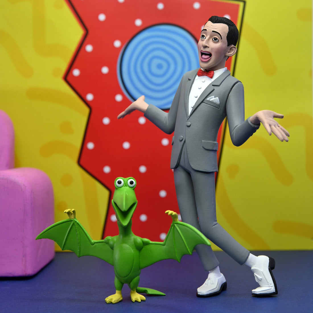 Pee-wee’s Playhouse - Pee-wee and Pterri 6” Scale Action Figure - NECA