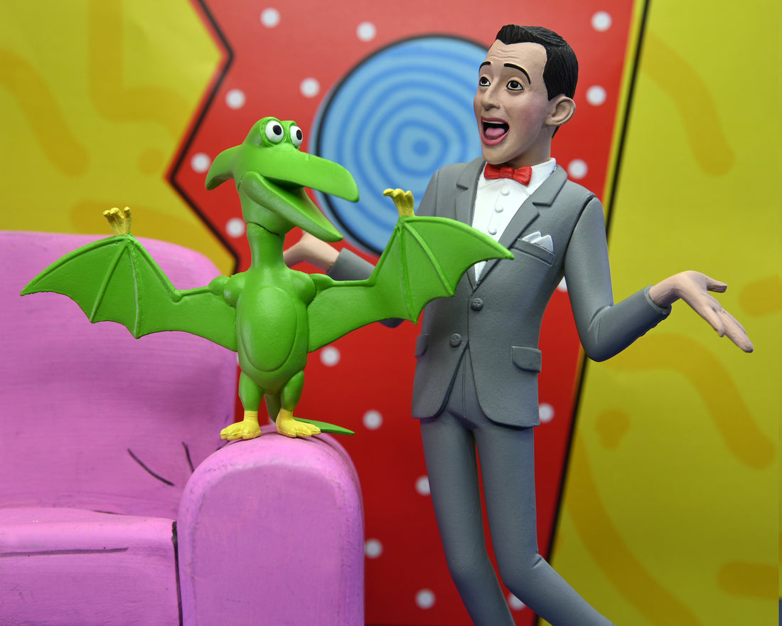Pee-wee’s Playhouse - Pee-wee and Pterri 6” Scale Action Figure - NECA