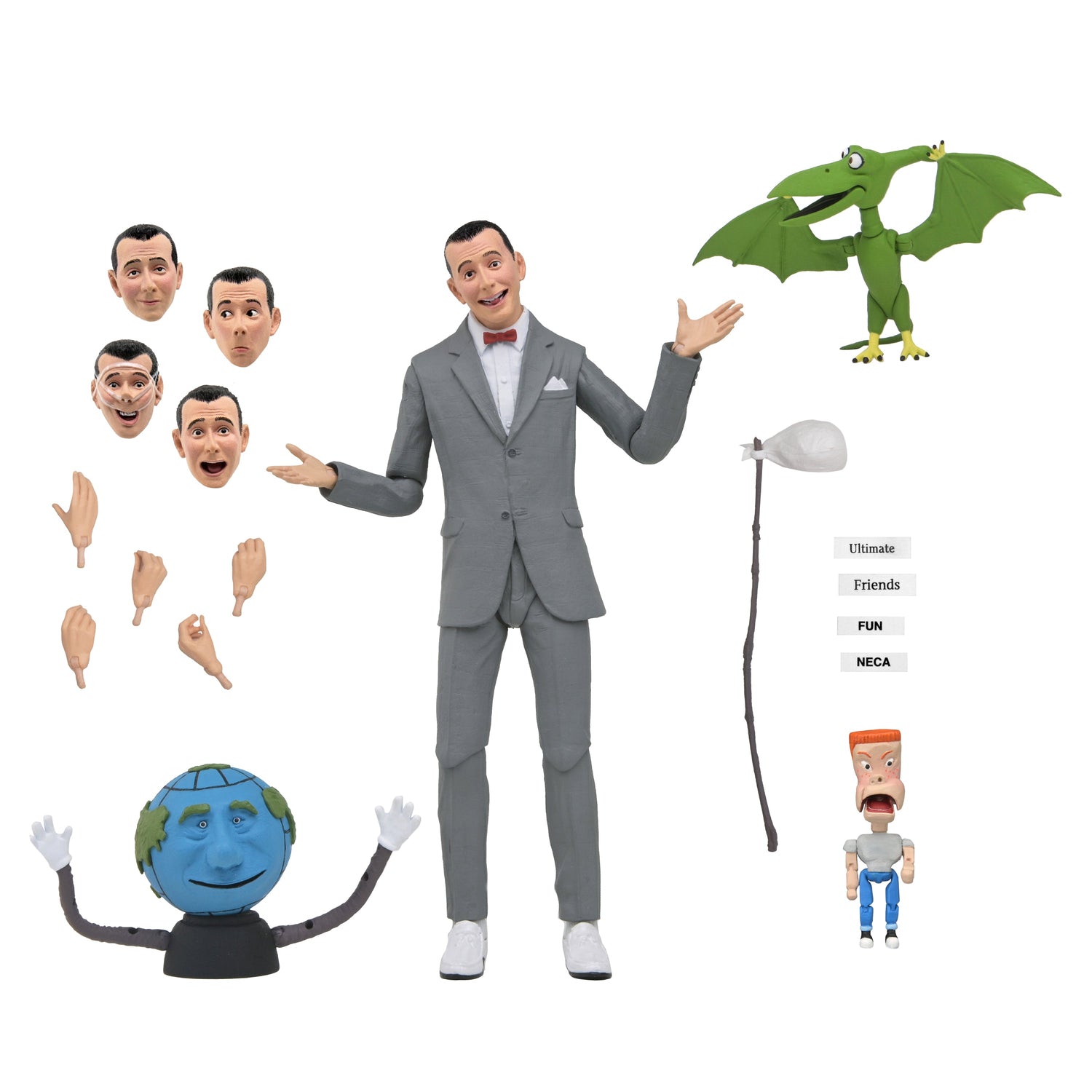 Pee-wee Herman - Ultimate Pee-wee &amp; Pals 7" Scale Action Figure on the NECA Store