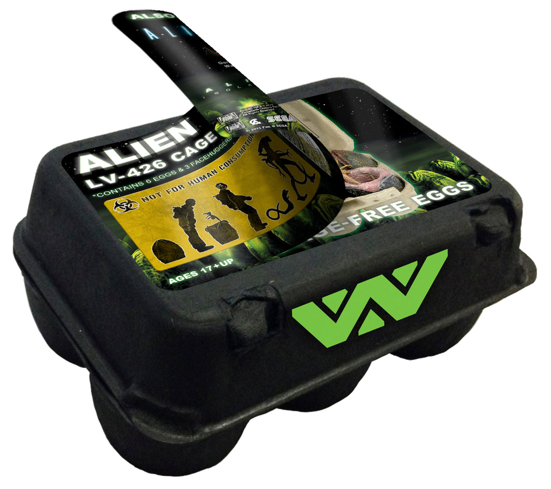 Alien - Glow-in-the-Dark Egg Set in Collectible Carton