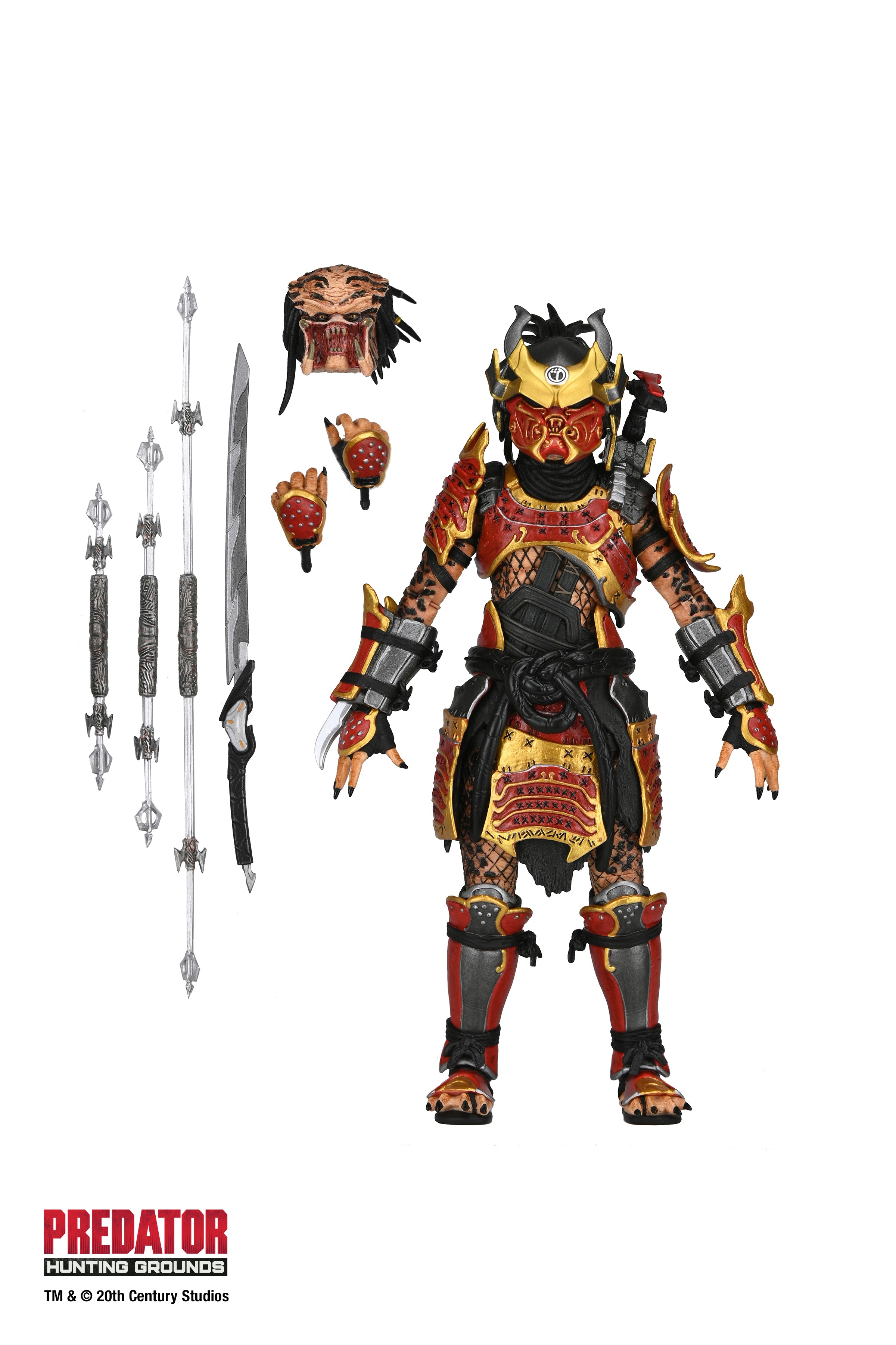 Predator: Hunting Grounds - Ultimate Samurai Predator 7” Scale Action Figure - NECA