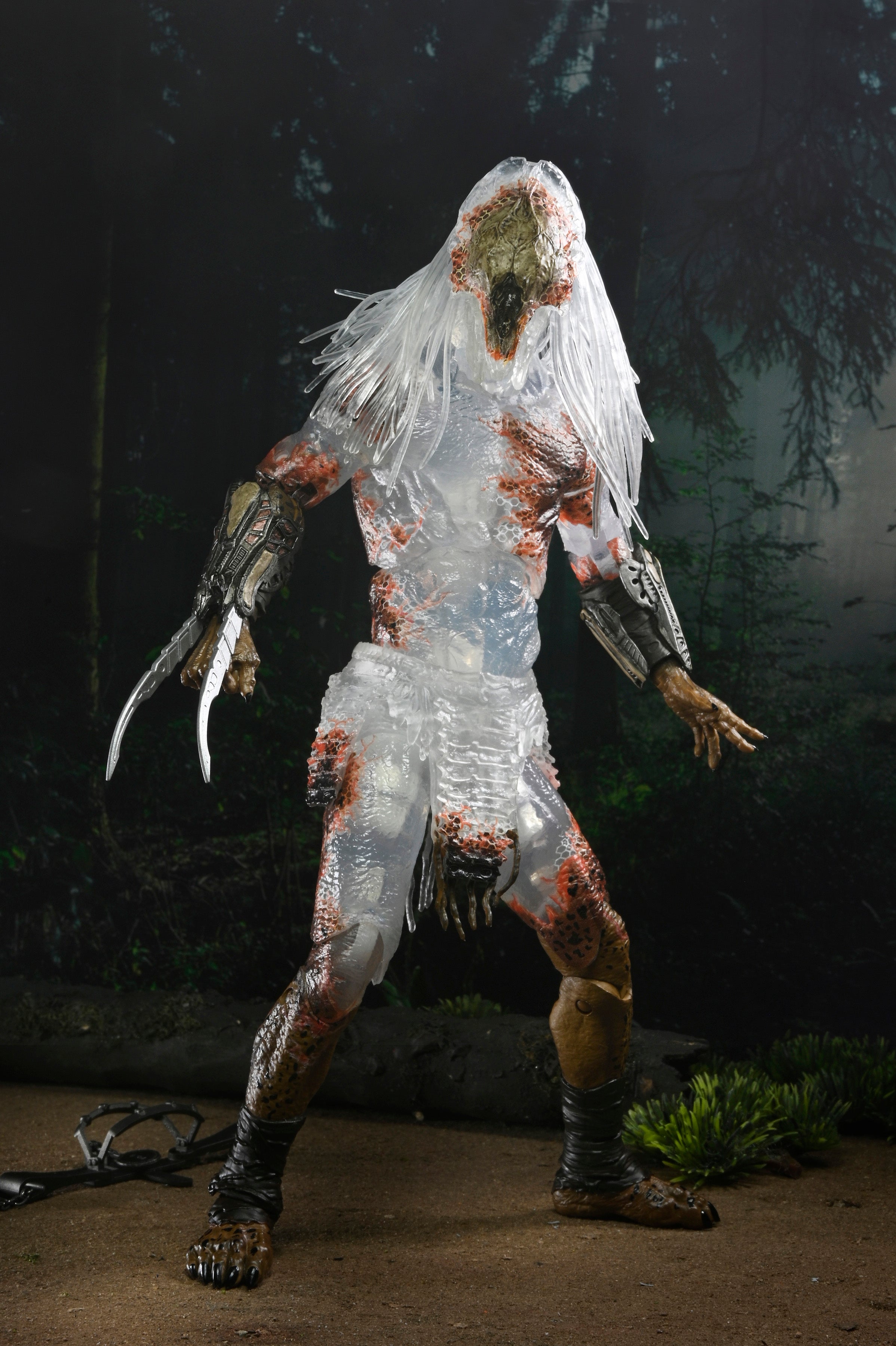 ネカ　カモ リヴィール フィアラル　プレデター コミコン限定　NECA Prey - Ultimate “Camo Reveal” Feral Predator 7” Scale Action Figure (2