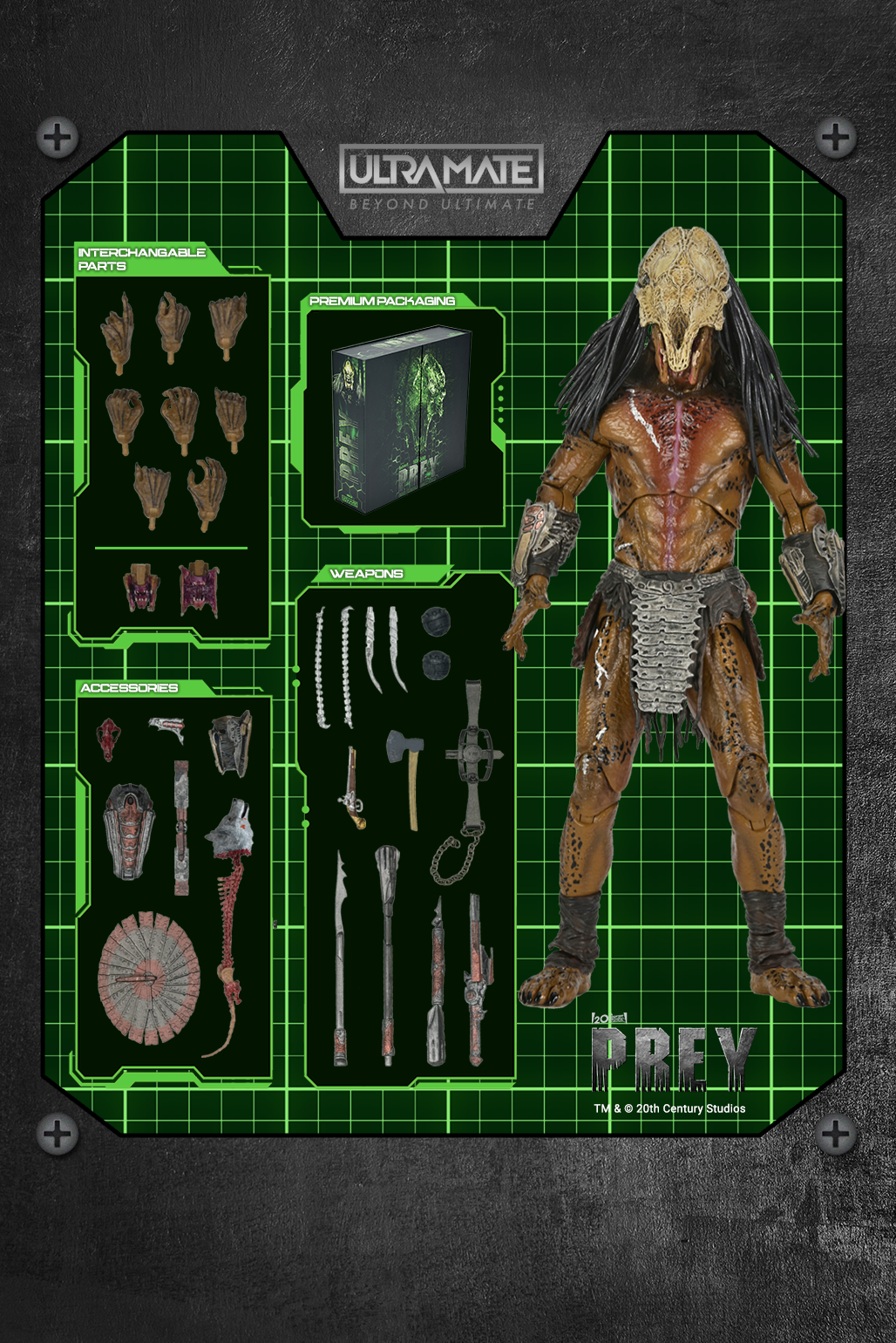 Prey - ULTRAmate Feral Predator 7" Scale Action Figure on the NECA Store