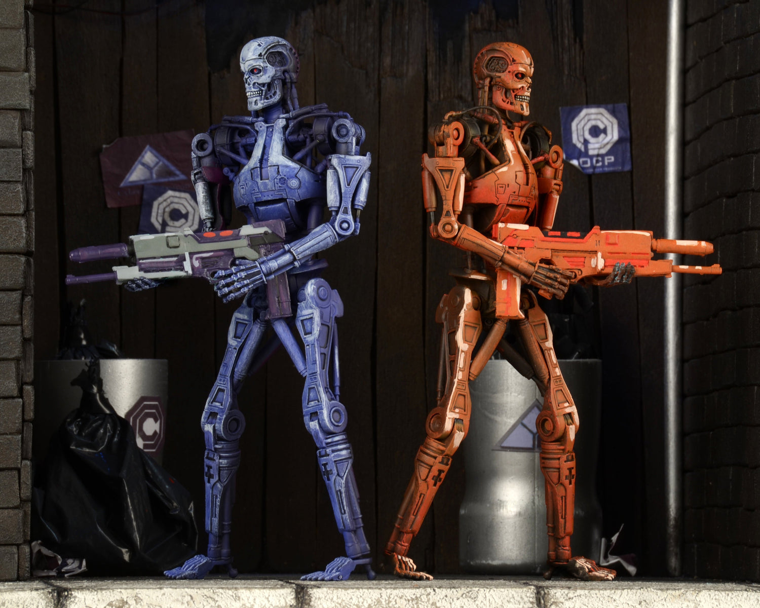 RoboCop Vs The Terminator (1993 Video Game) - Endoskeleton 7" Action Figure (2-Pack) on the NECA Store