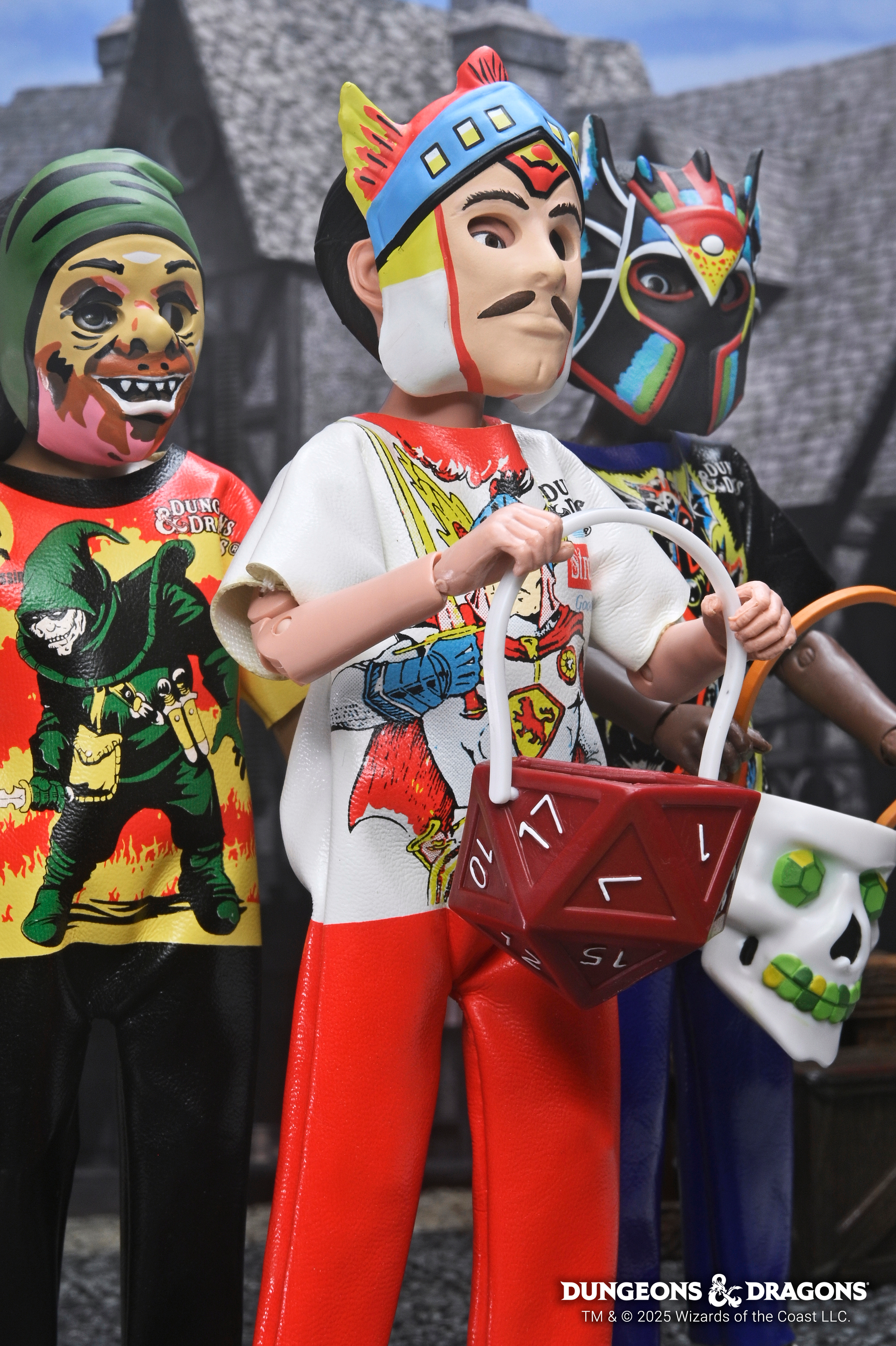 Dungeons & Dragons x Ben Cooper Costume Kids Collection - Zarak, Warduke & Strongheart Costumed Action Figure Bundle - NECA