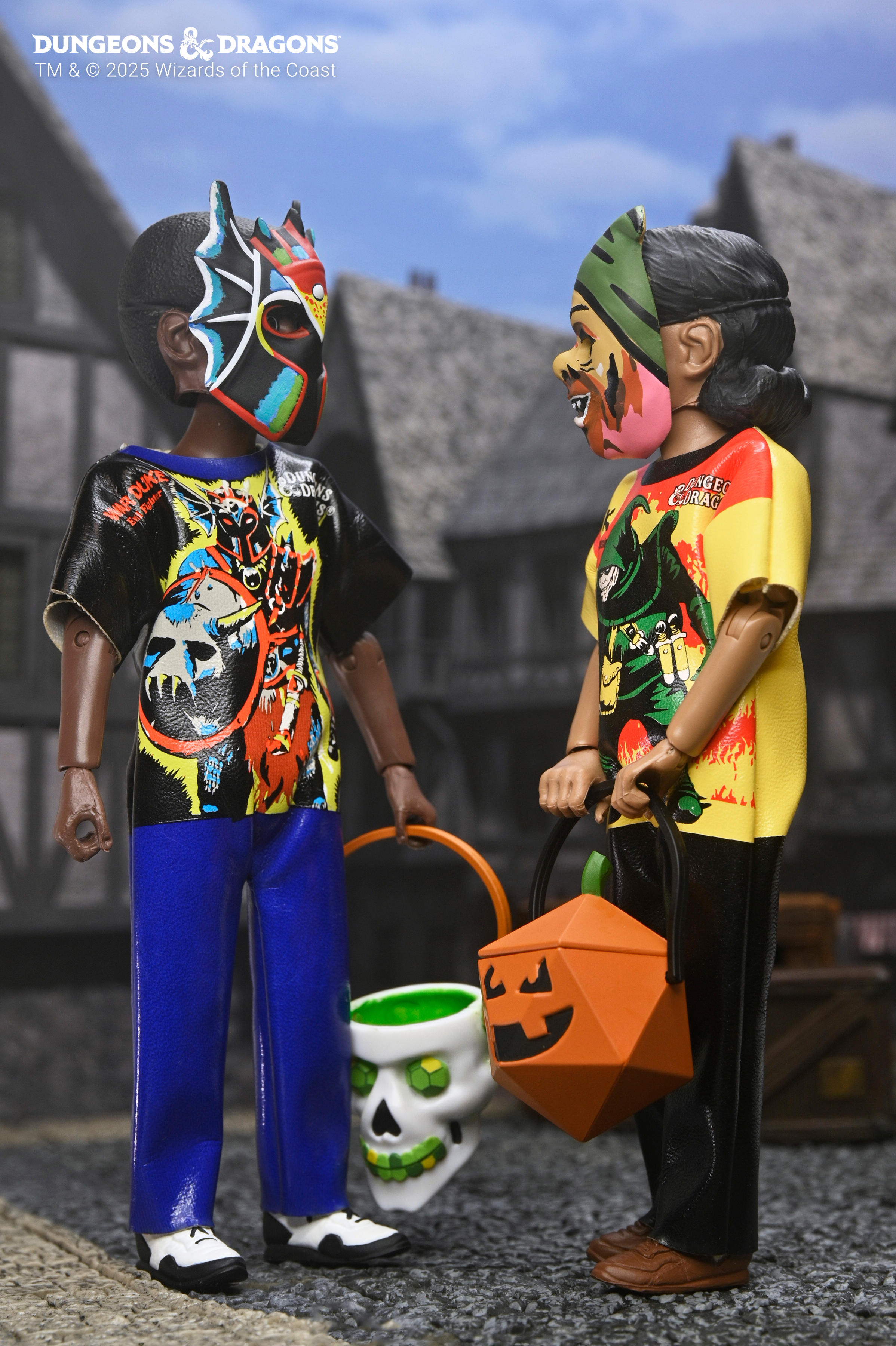 Dungeons & Dragons x Ben Cooper Costume Kids Collection - Zarak, Warduke & Strongheart Costumed Action Figure Bundle - NECA - Shown: Warduke and Zarak