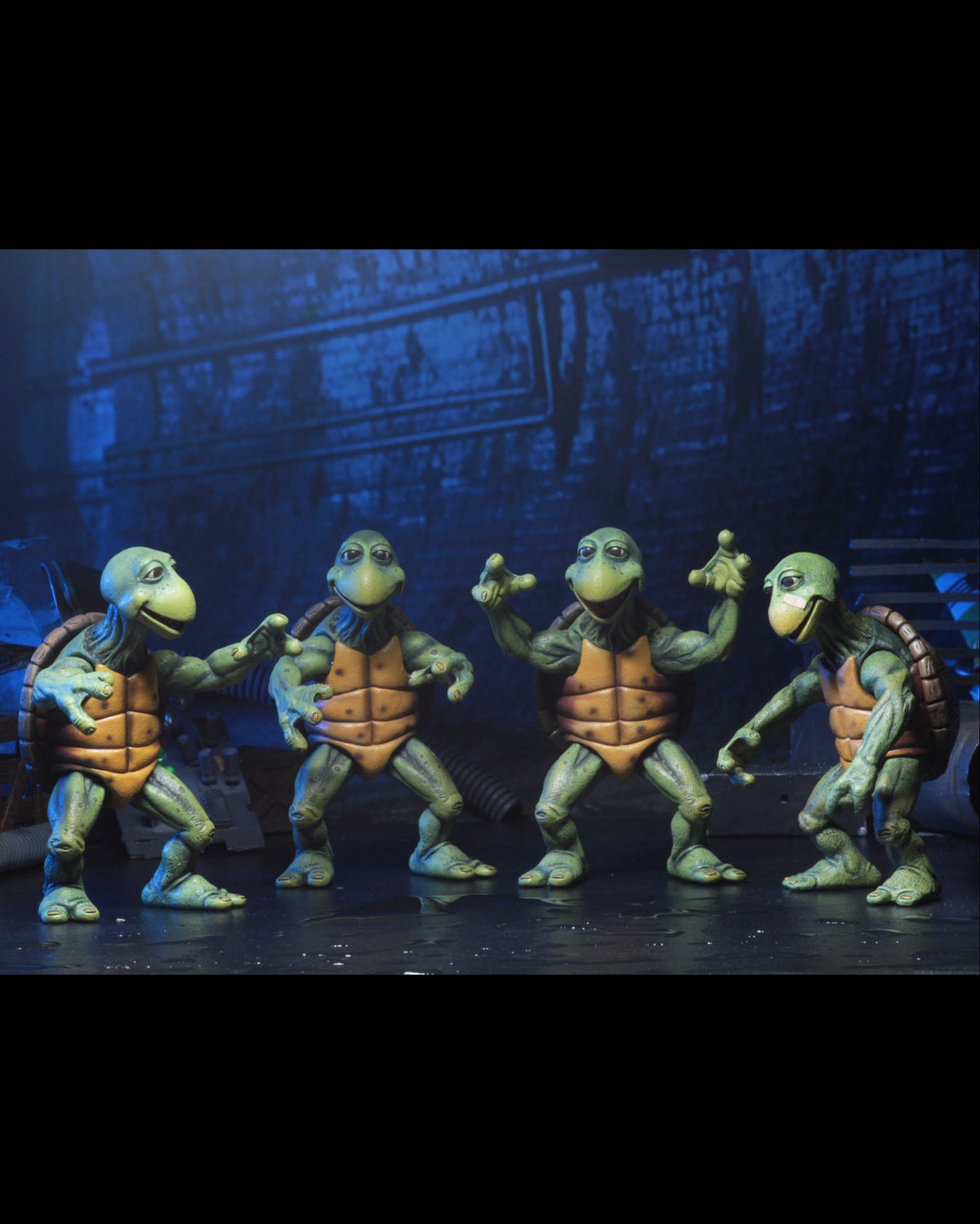 Teenage Mutant Ninja Turtles (1990 Movie) - 1/4 Scale Action Figures - Baby Turtles Set