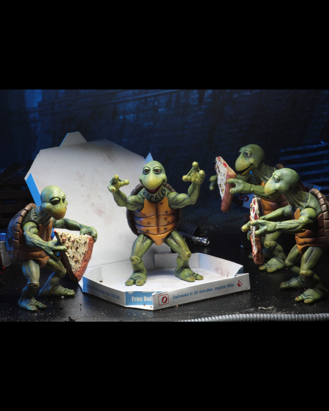 Teenage Mutant Ninja Turtles (1990 Movie) - 1/4 Scale Action Figures - Baby Turtles Set
