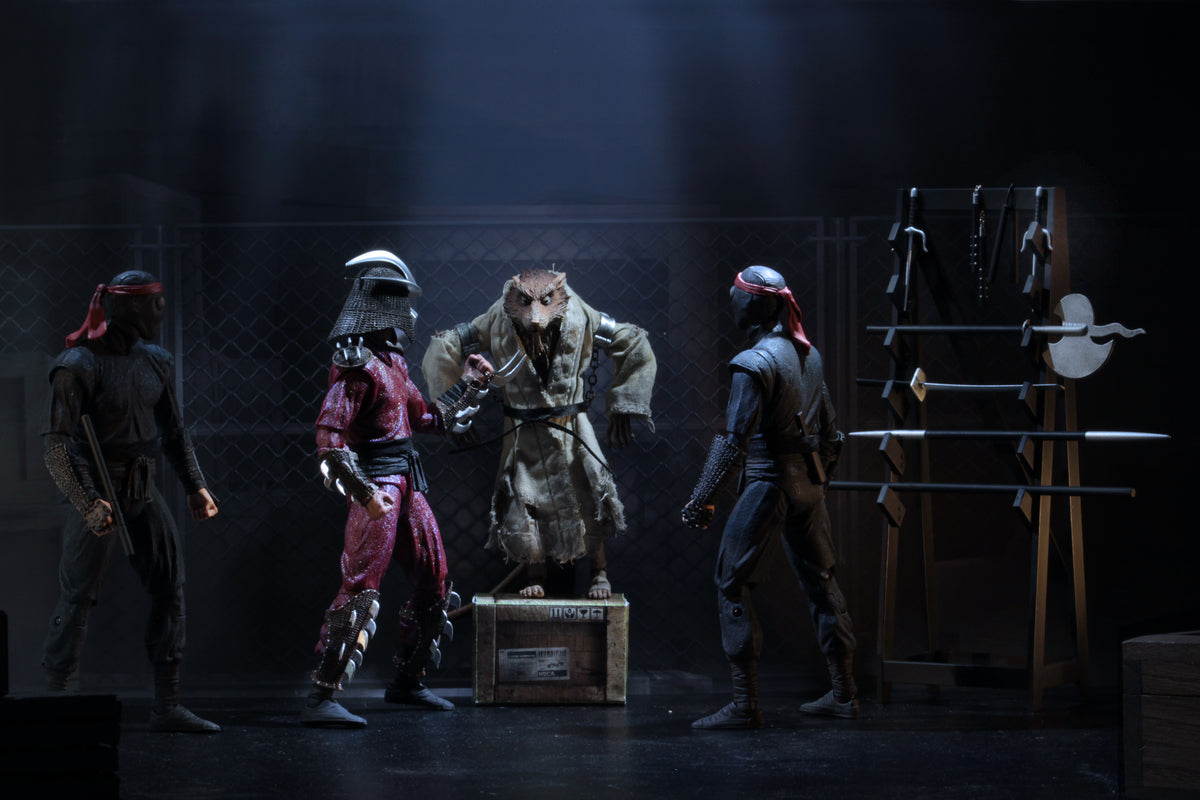 Teenage Mutant Ninja Turtles (1990 Movie) - “The Capture of Splinter” 7” Scale Action Figures (4-Pack)