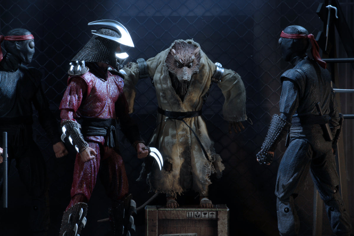 Teenage Mutant Ninja Turtles (1990 Movie) - “The Capture of Splinter” 7” Scale Action Figures (4-Pack)