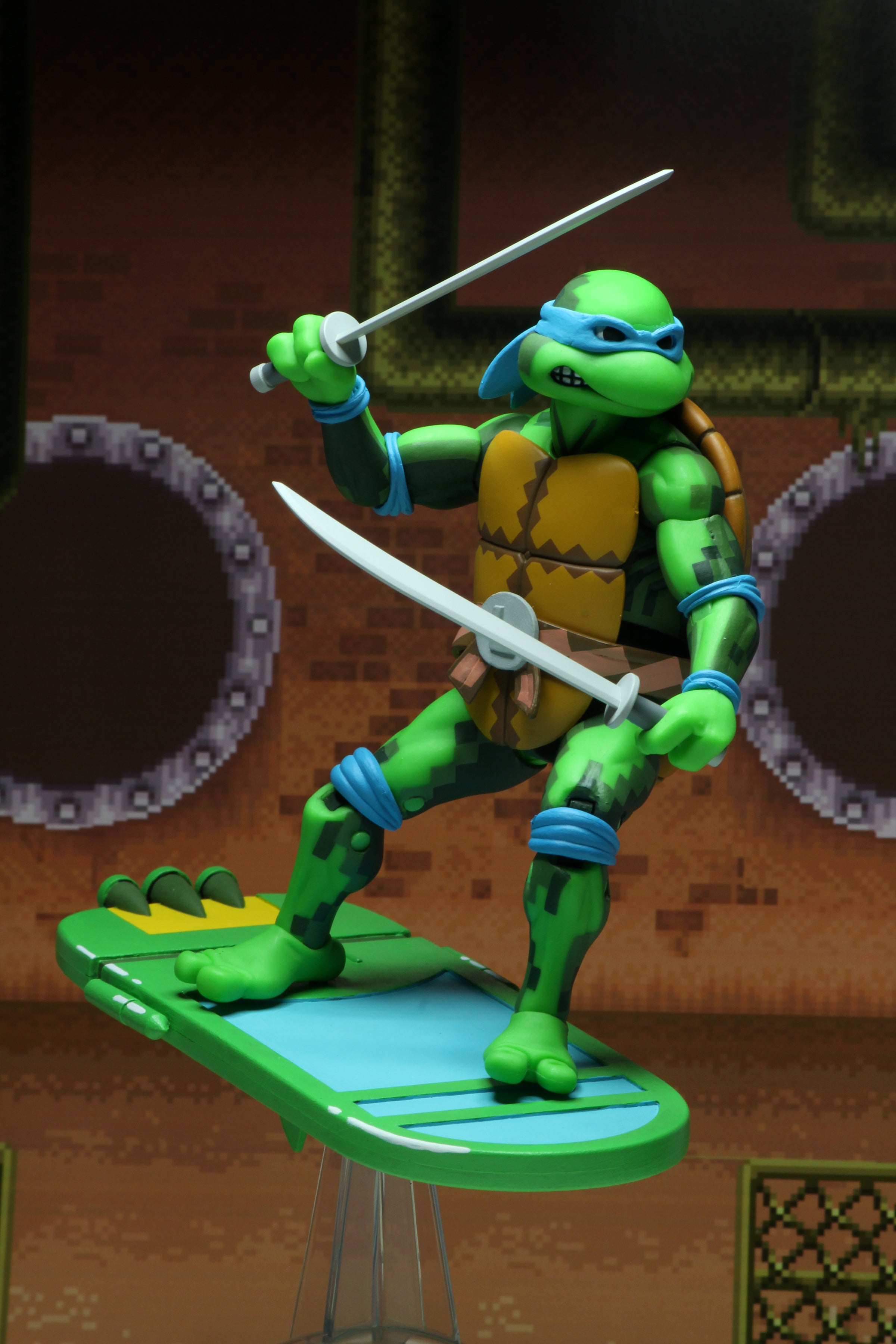 Teenage Mutant Ninja Turtles: Turtles in Time - Leonardo (Series 1) 7" Scale Action Figure - NECA VAULT