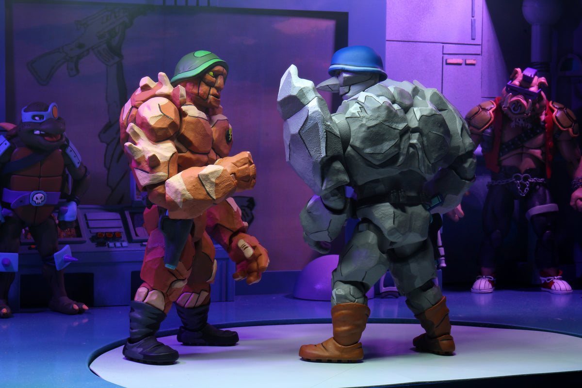 Teenage Mutant Ninja Turtles (Cartoon) – Tragg and Grannitor 7” Scale Action Figure (2-Pack)