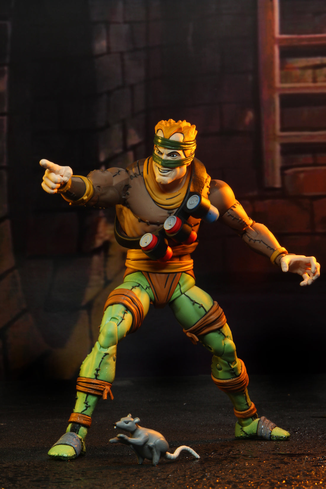 Teenage Mutant Ninja Turtles (Cartoon) – Rat King &amp; Vernon 7” Scale Action Figure (2-Pack)