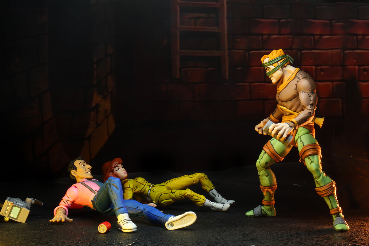 Teenage Mutant Ninja Turtles (Cartoon) – Rat King &amp; Vernon 7” Scale Action Figure (2-Pack)