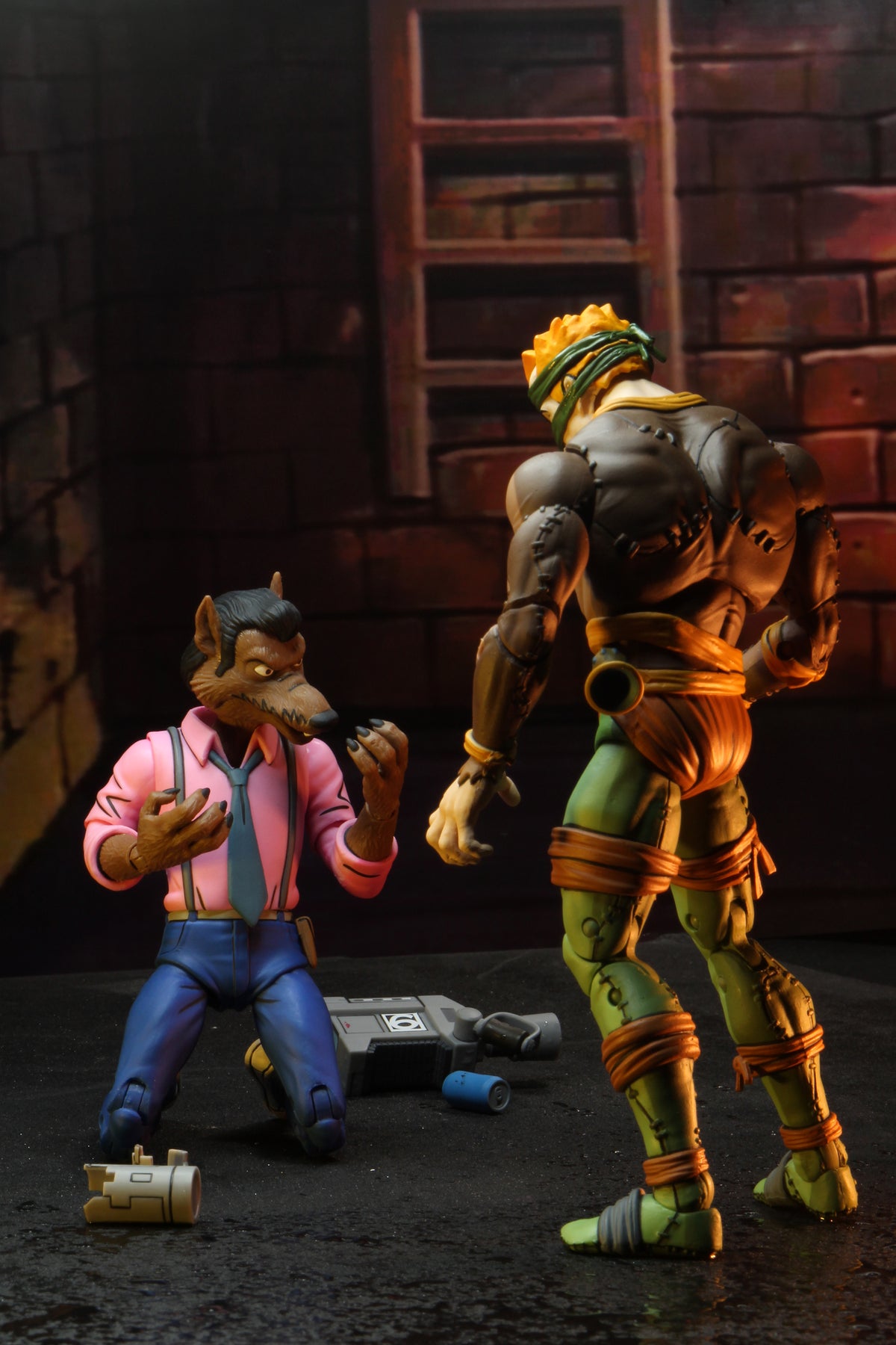 Teenage Mutant Ninja Turtles (Cartoon) – Rat King &amp; Vernon 7” Scale Action Figure (2-Pack)