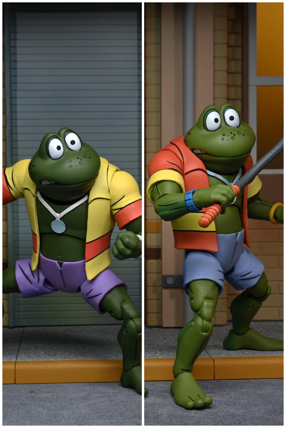Teenage Mutant Ninja Turtles (Cartoon) – Napoleon &amp; Attila Frong 7” Scale Action Figure 2-Pack - NECA
