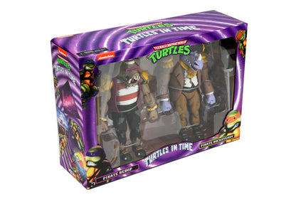 Teenage Mutant Ninja Turtles - Turtles in Time Pirate Rocksteady &amp; Bebop 7” Scale Action Figures (2-Pack) on the NECA Store