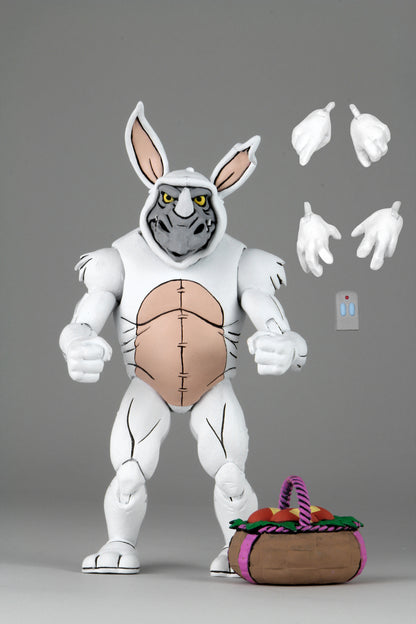 Teenage Mutant Ninja Turtles (Cartoon) - Bunny Suit Rocksteady 7&quot; Scale Action Figure - NECA VAULT