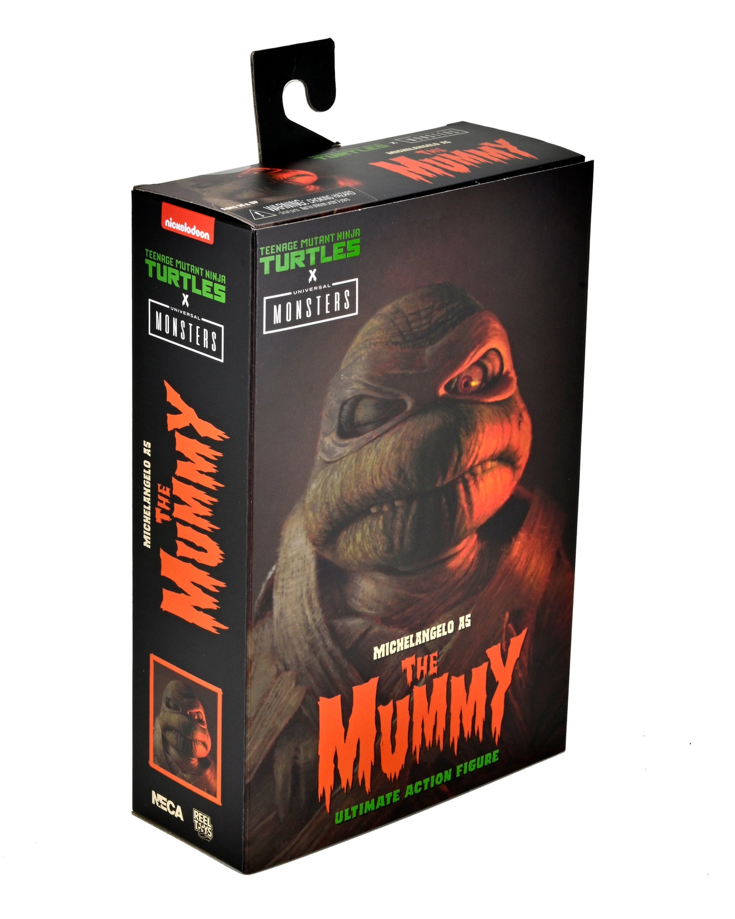 Universal Monsters x Teenage Mutant Ninja Turtles - Michelangelo as The Mummy 7” Scale Action Figure - NECA