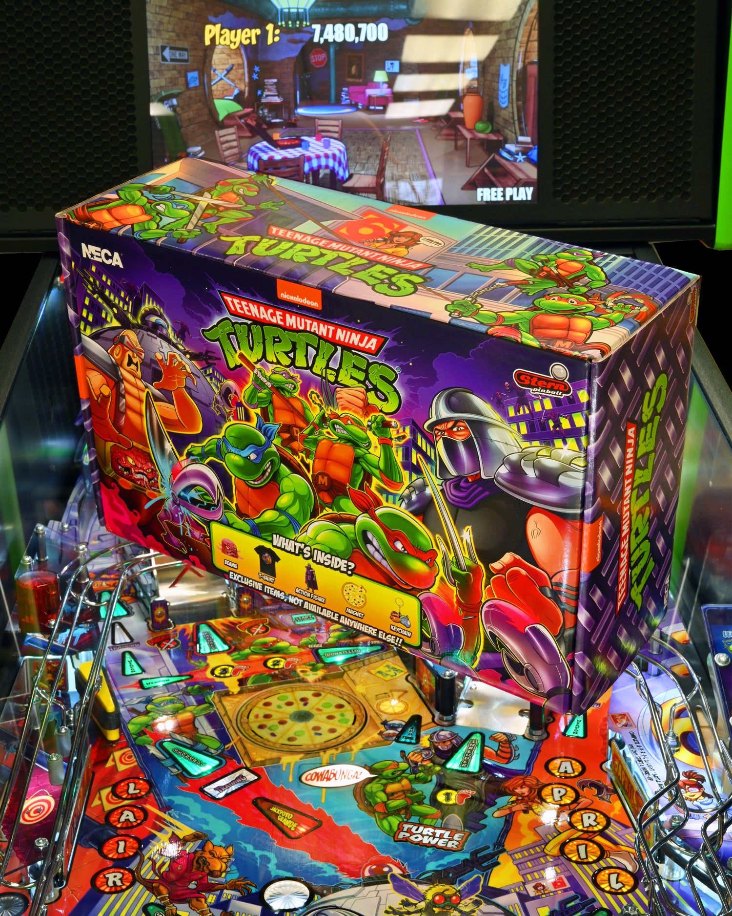Teenage Mutant Ninja Turtles (Cartoon) – Stern Pinball Appearance Crate on the NECA Store