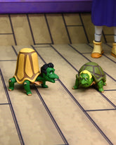 Mutant Turtle Vernon and Mutant Turtle Burne from the Teenage Mutant Ninja Turtles (1987 Cartoon) - Channel 6 Newsroom 7” Scale Action Figure 4-Pack - NECA