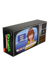 Packaging of Teenage Mutant Ninja Turtles (1987 Cartoon) - Channel 6 Newsroom 7” Scale Action Figure 4-Pack - NECA