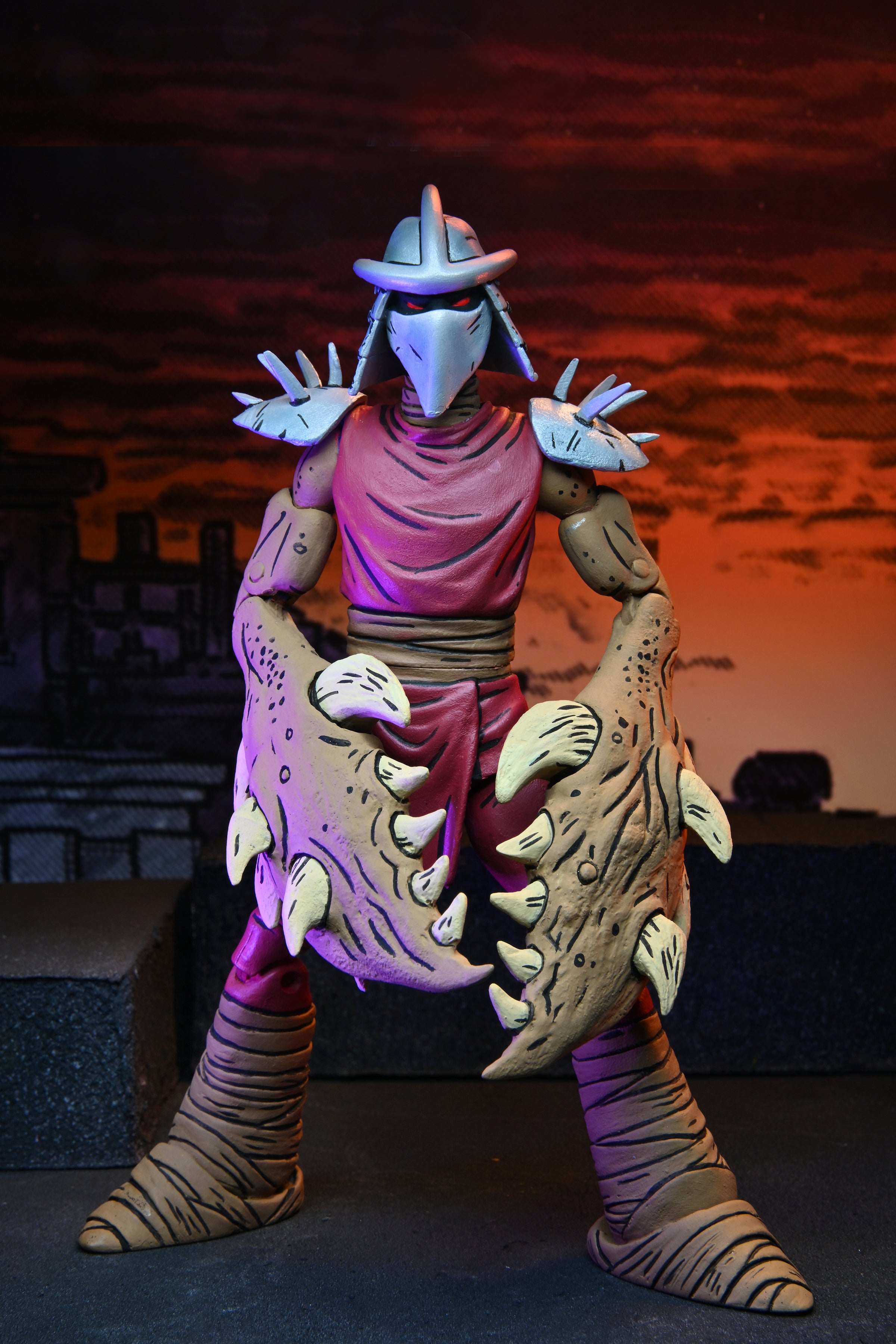 Teenage Mutant Ninja Turtles (Mirage Comics) - 7" Scale Action Figure - Shredder (Mutant Claw) - NECA VAULT