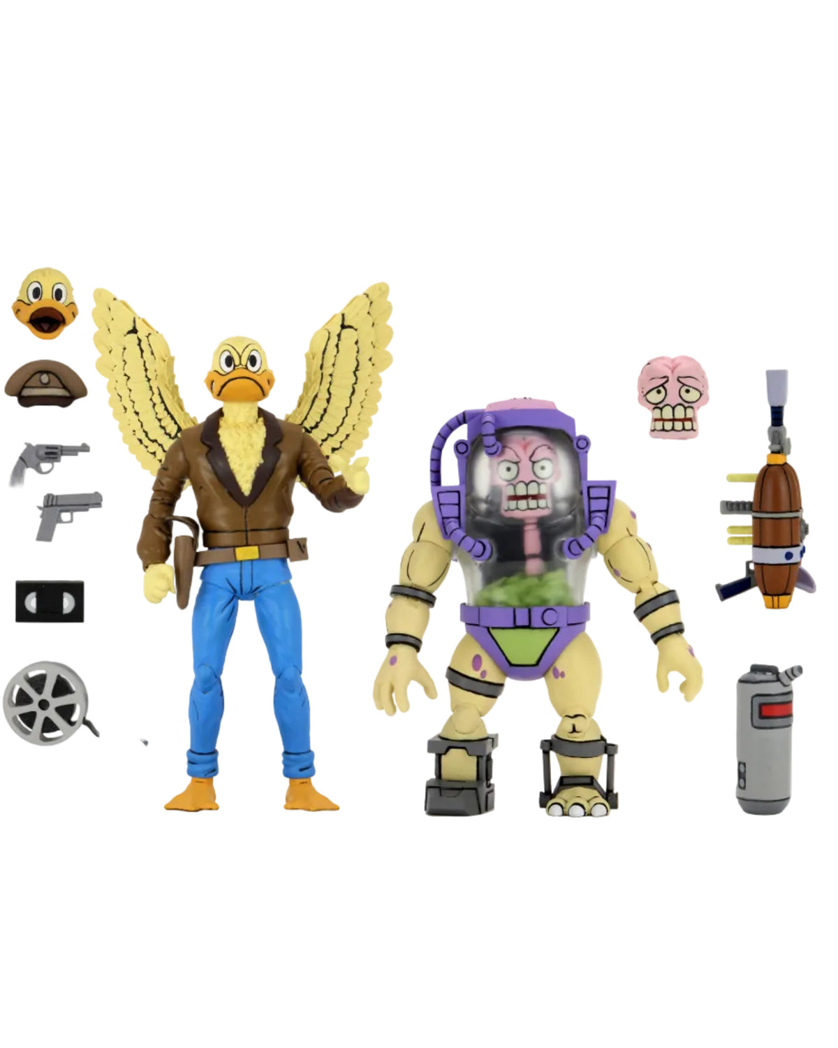 Teenage Mutant Ninja Turtles (Cartoon) – Ace Duck &amp; Mutagen Man 7” Scale Action Figure (2-Pack)