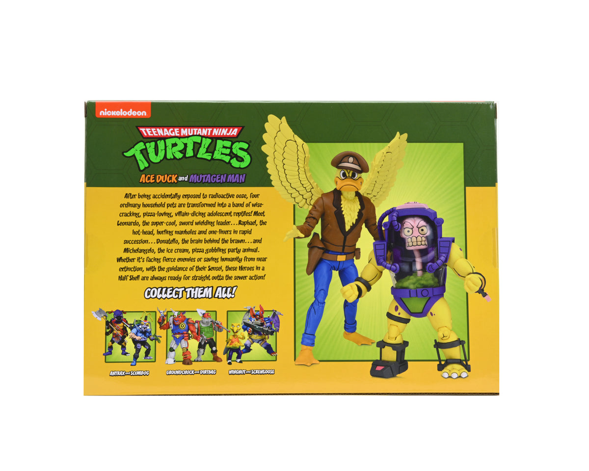Teenage Mutant Ninja Turtles (Cartoon) – Ace Duck &amp; Mutagen Man 7” Scale Action Figure (2-Pack)