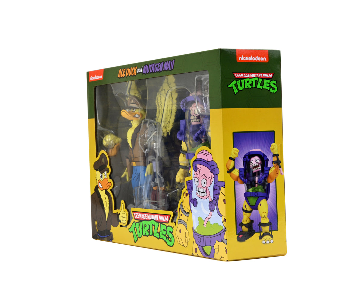 Teenage Mutant Ninja Turtles (Cartoon) – Ace Duck &amp; Mutagen Man 7” Scale Action Figure (2-Pack)