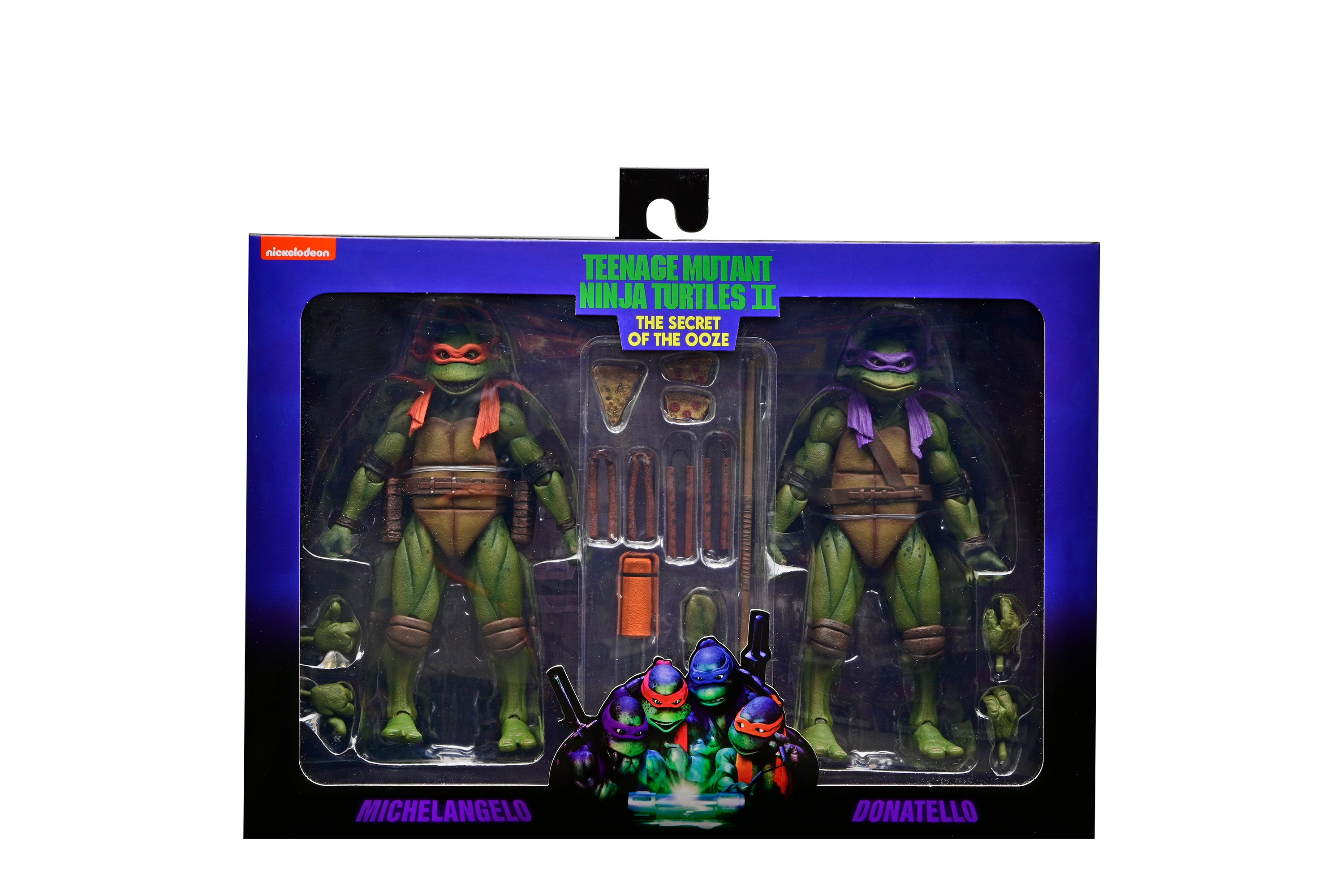 Teenage Mutant Ninja Turtles 2: Secret of the Ooze - Donatello &amp; Michelangelo 7” Scale Action Figures (2-Pack)