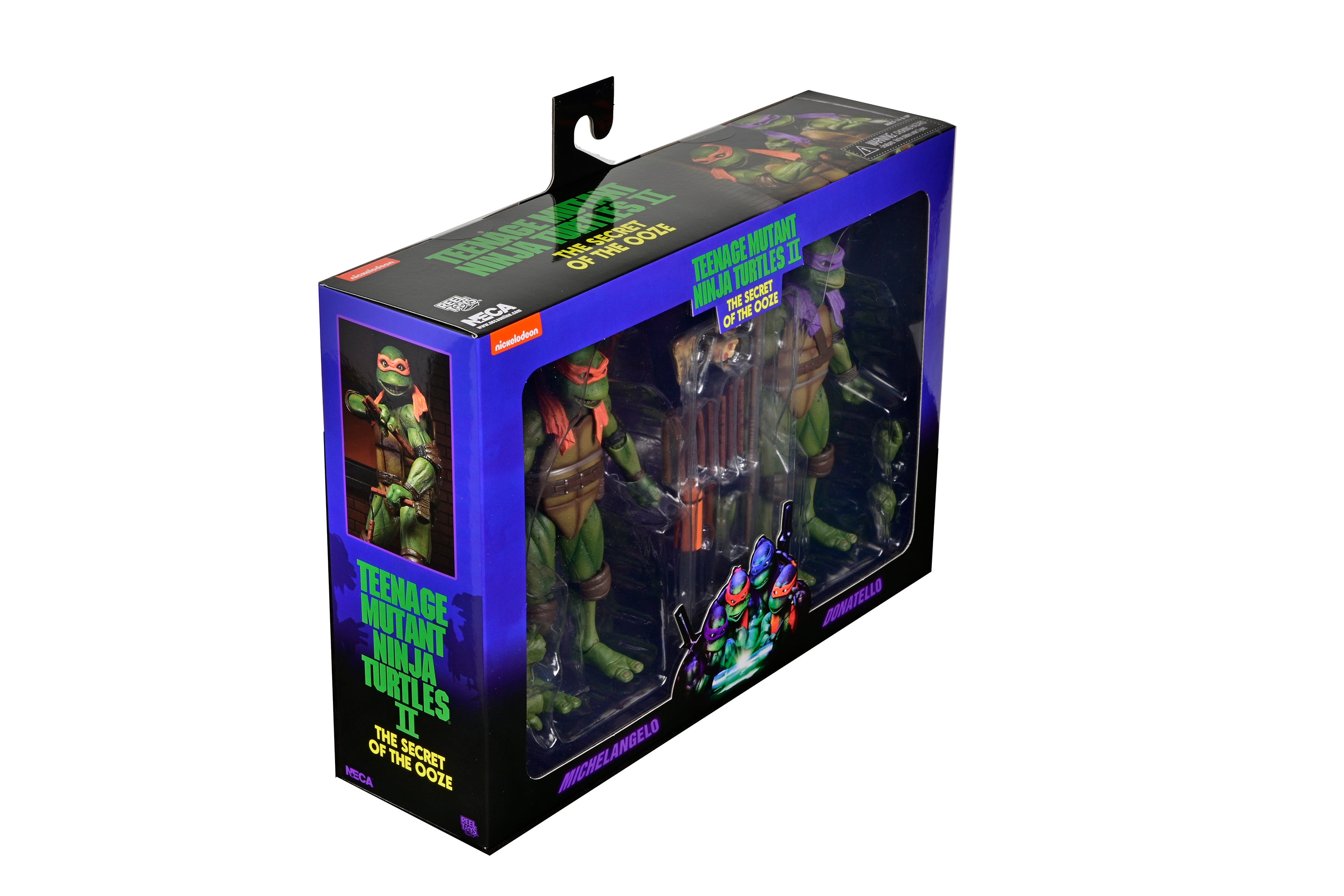 Teenage Mutant Ninja Turtles 2: Secret of the Ooze - Donatello &amp; Michelangelo 7” Scale Action Figures (2-Pack)