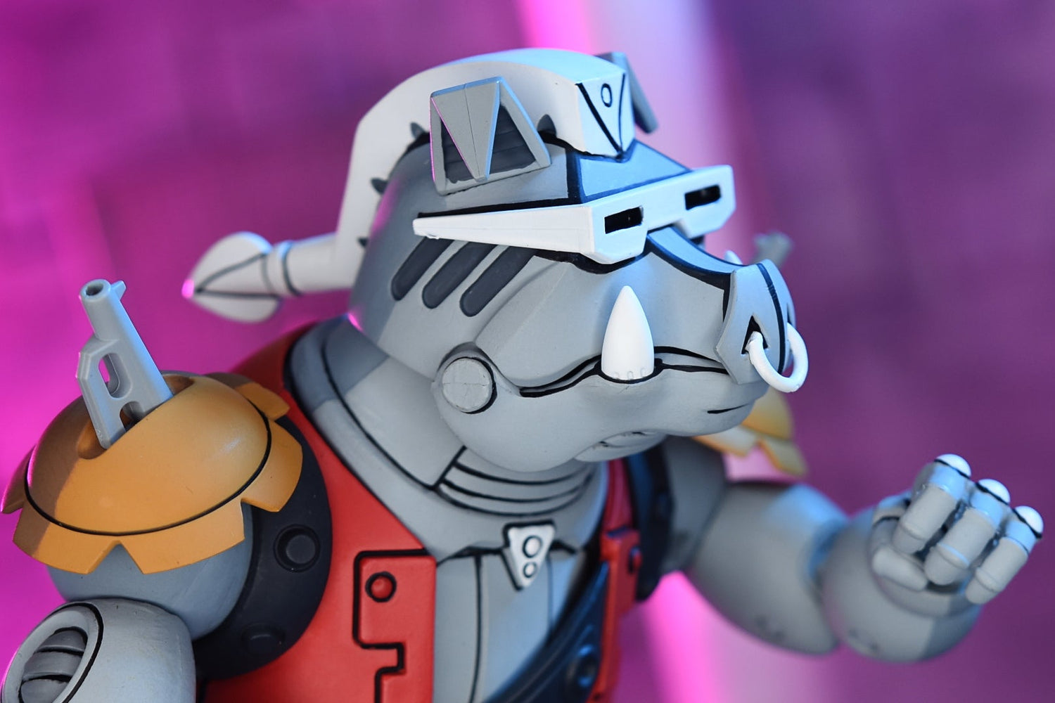 Teenage Mutant Ninja Turtles (Cartoon) - Super Bebop and Mighty Rocksteady 7” Scale Action Figure (2-Pack) on the NECA Store