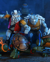 Teenage Mutant Ninja Turtles (Cartoon) - Super Bebop and Mighty Rocksteady 7” Scale Action Figure (2-Pack) on the NECA Store