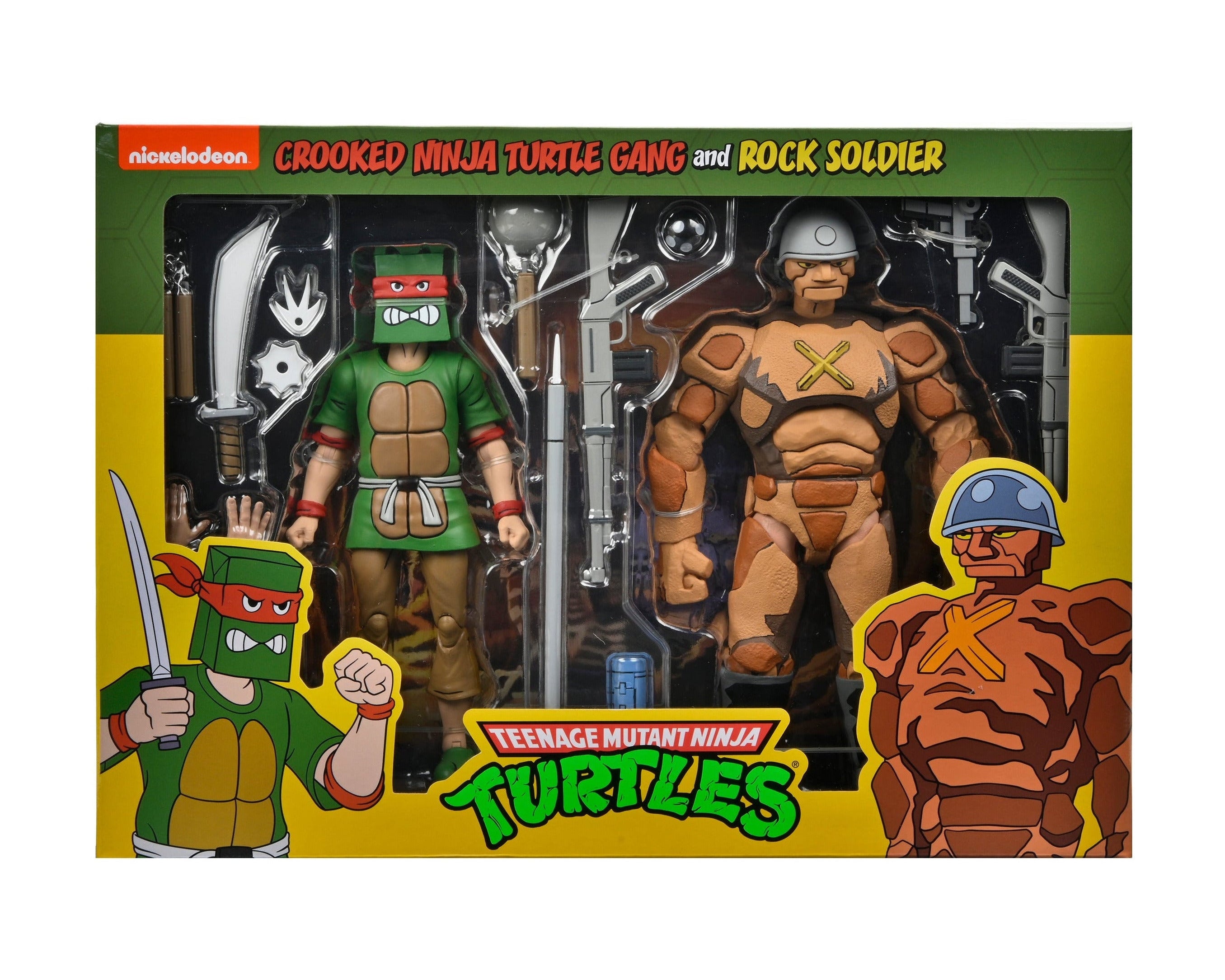Teenage Mutant Ninja Turtles (Cartoon) - Rock Soldier Infantry &amp; Crooked Goon 7” Scale Action Figures (2-Pack) on the NECA Store