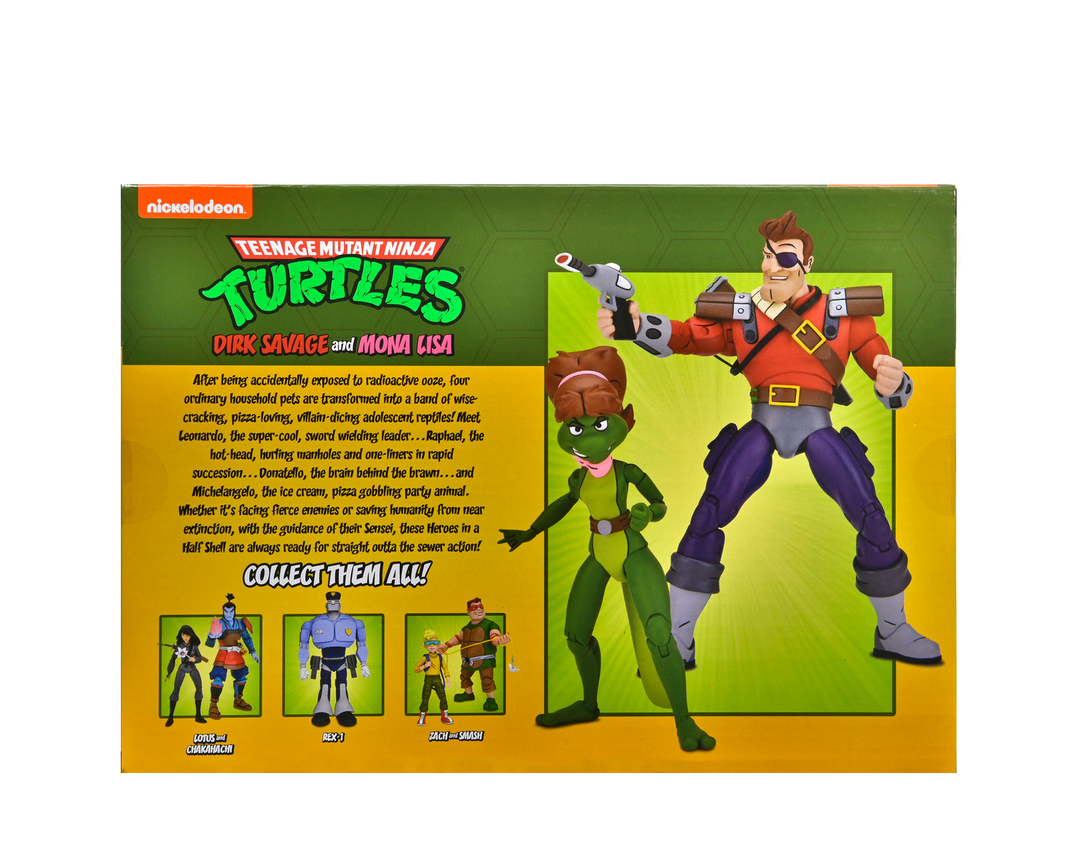 Teenage Mutant Ninja Turtles (Cartoon) – Mona Lisa &amp; Dirk Savage 7” Scale Action Figures (2-Pack) - NECA VAULT