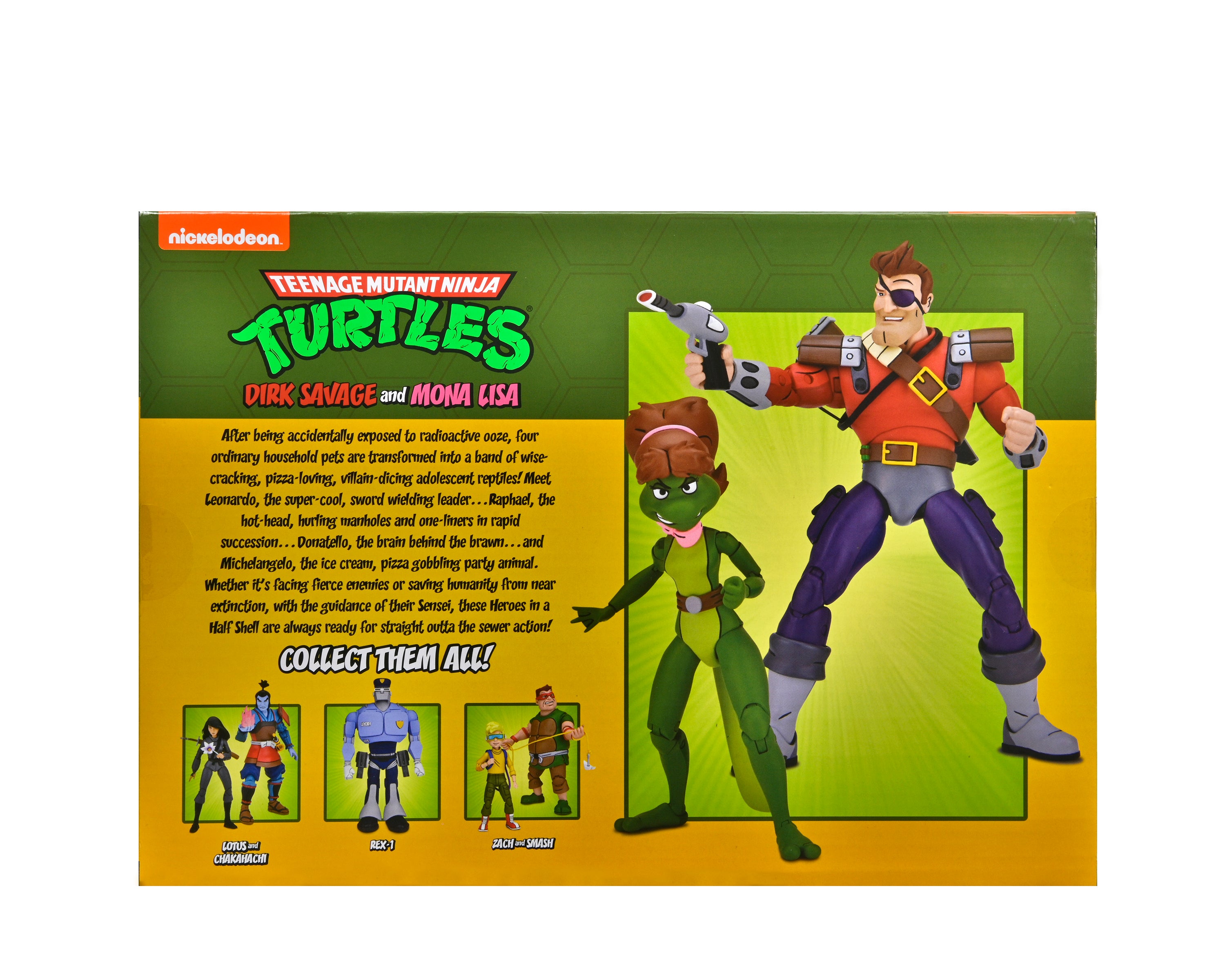 Teenage Mutant Ninja Turtles (Cartoon) – Mona Lisa &amp; Dirk Savage 7” Scale Action Figures (2-Pack) - NECA VAULT