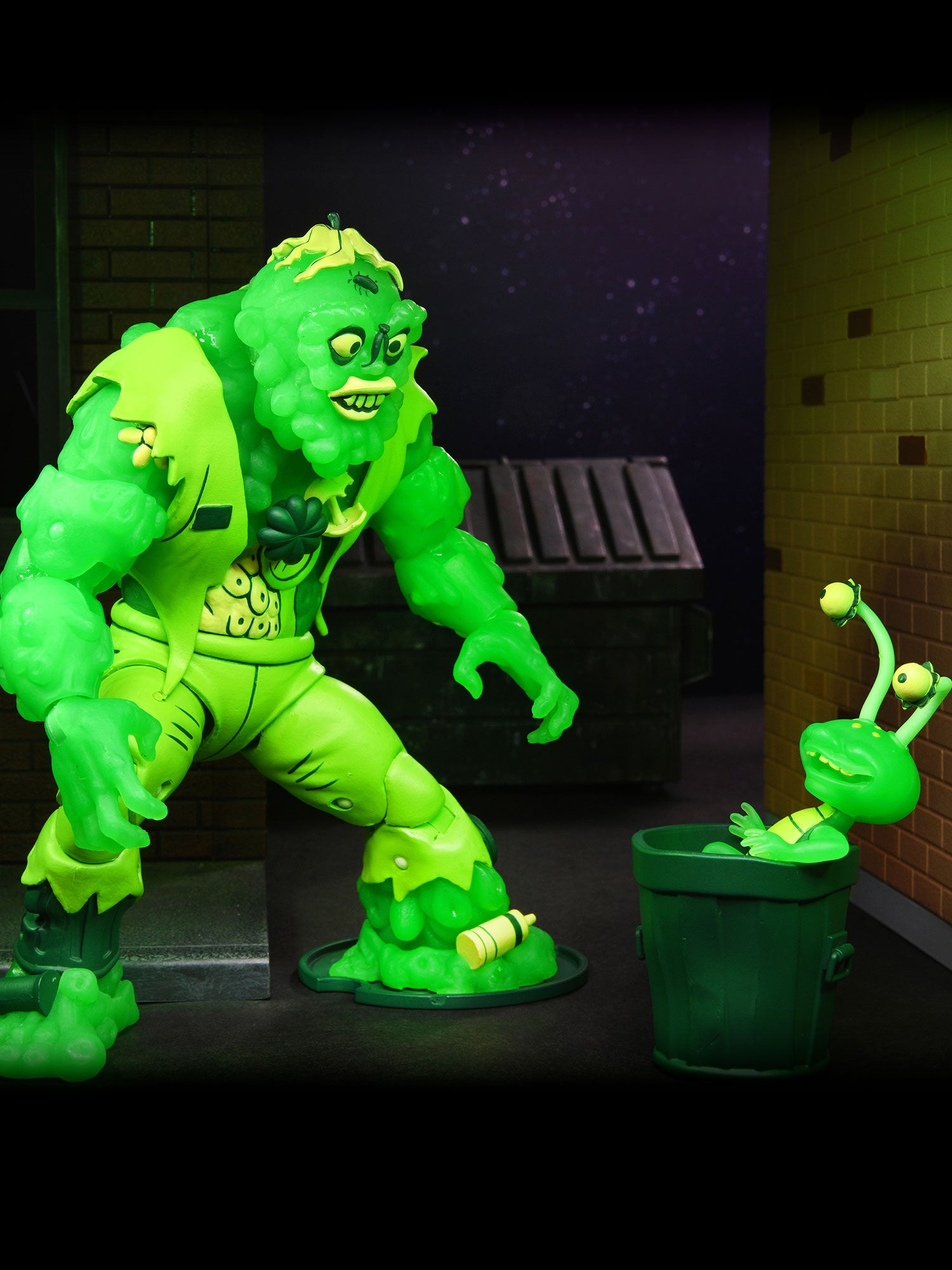 Teenage Mutant Ninja Turtles (Cartoon) - Ultimate Glow in the Dark Muckman &amp; Joe Eyeball 7” Scale Action Figures on the NECA Store