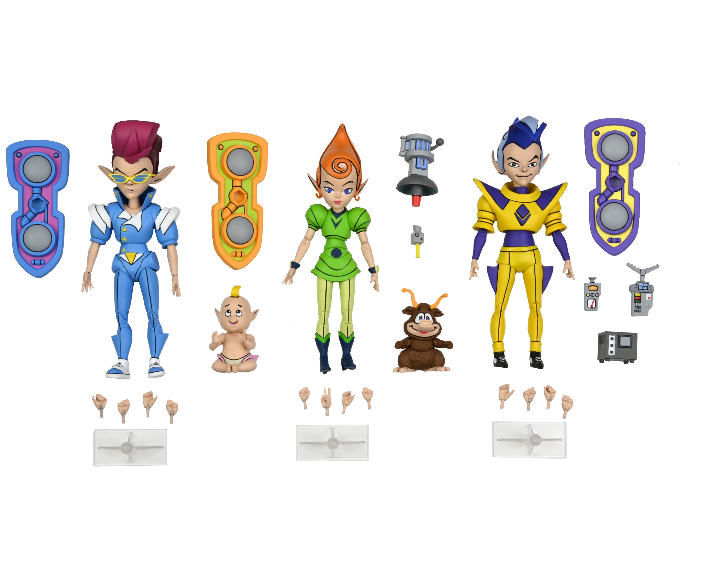 Teenage Mutant Ninja Turtles (Cartoon) - Neutrino 7” Scale Action Figures (3 Pack) on the NECA Store