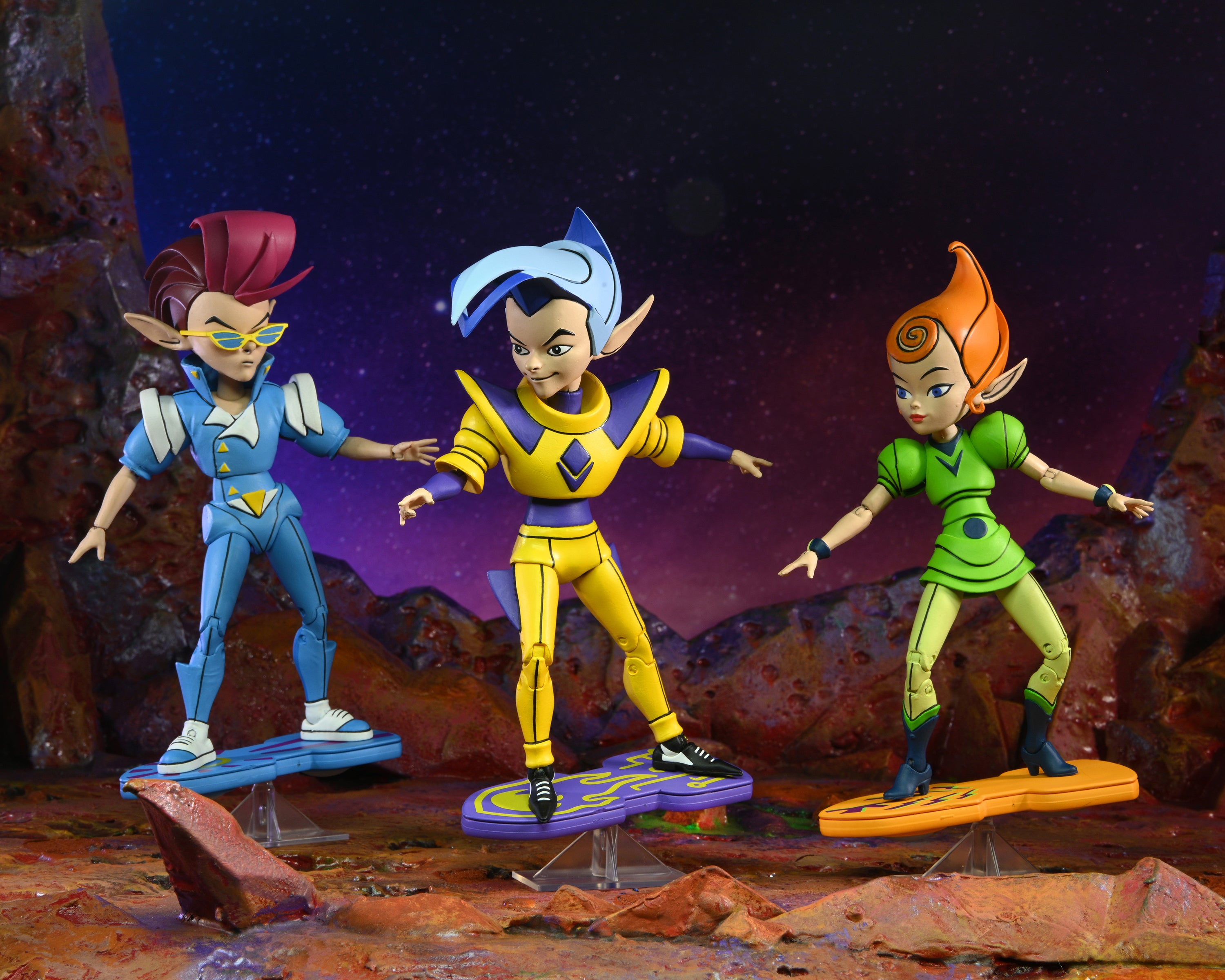 Teenage Mutant Ninja Turtles (Cartoon) - Neutrino 7” Scale Action Figures (3 Pack) on the NECA Store