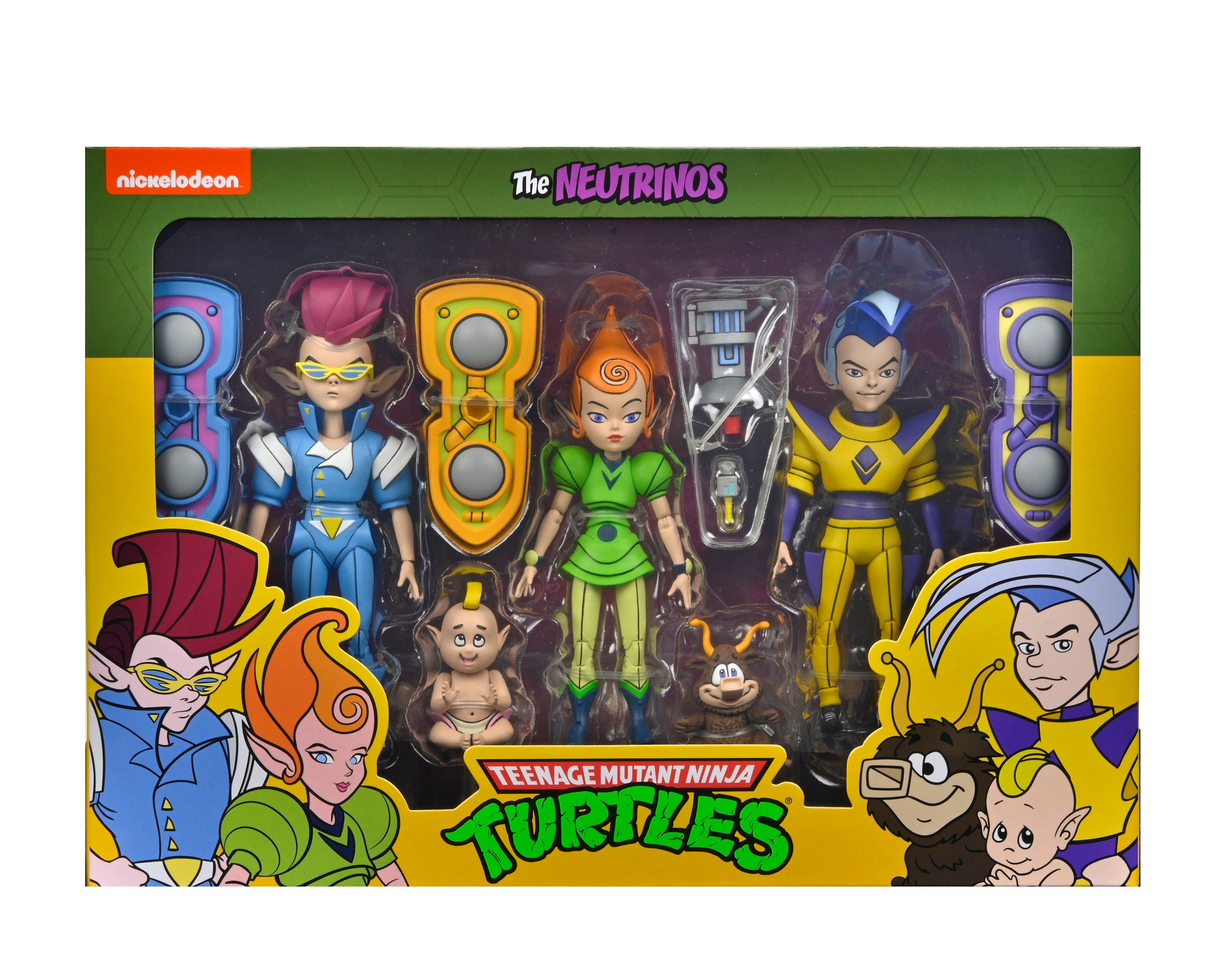 Teenage Mutant Ninja Turtles (Cartoon) - Neutrino 7” Scale Action Figures (3 Pack) on the NECA Store