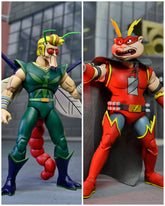 Teenage Mutant Ninja Turtles (Cartoon) - Bugman & Electrozapper 7” Scale Action Figures (2-Pack) on the NECA Store