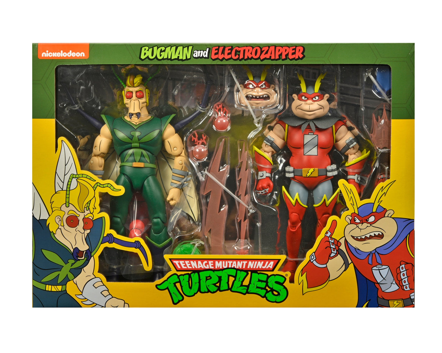Teenage Mutant Ninja Turtles (Cartoon) - Bugman &amp; Electrozapper 7” Scale Action Figures (2-Pack) on the NECA Store