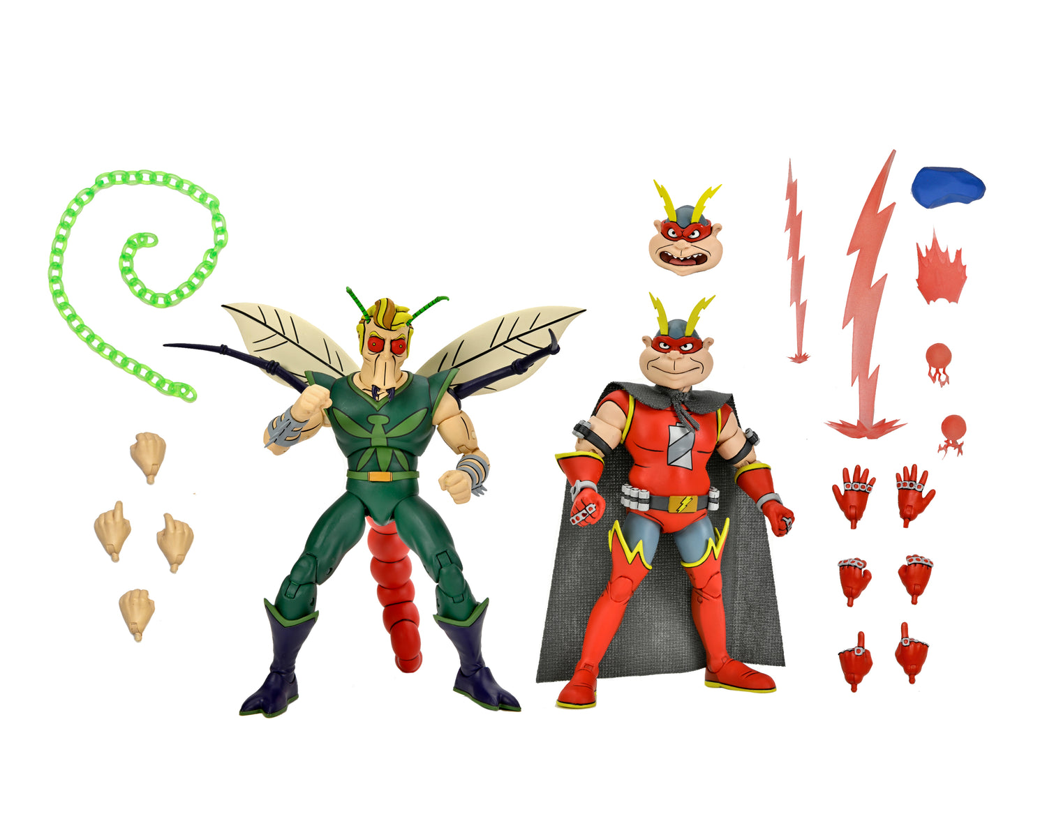 Teenage Mutant Ninja Turtles (Cartoon) - Bugman &amp; Electrozapper 7” Scale Action Figures (2-Pack) on the NECA Store