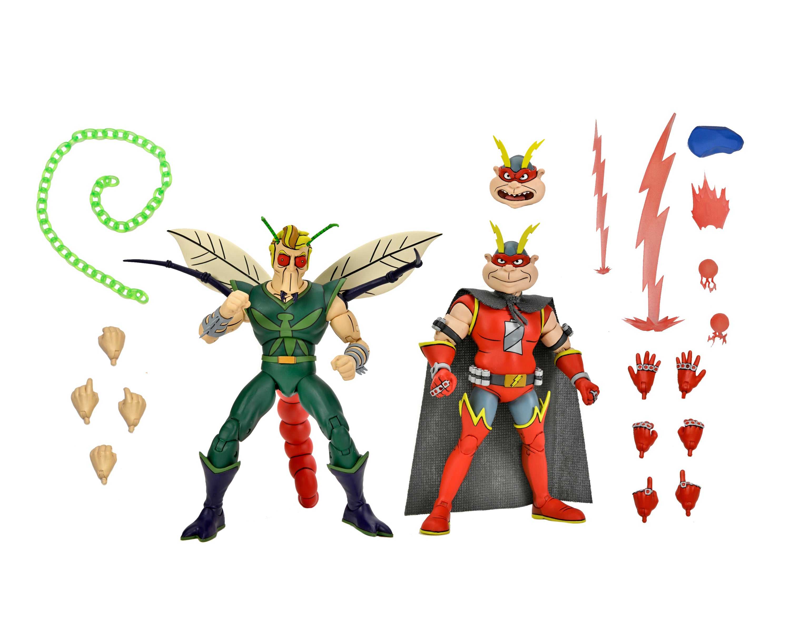 Teenage Mutant Ninja Turtles (Cartoon) - Bugman &amp; Electrozapper 7” Scale Action Figures (2-Pack) on the NECA Store