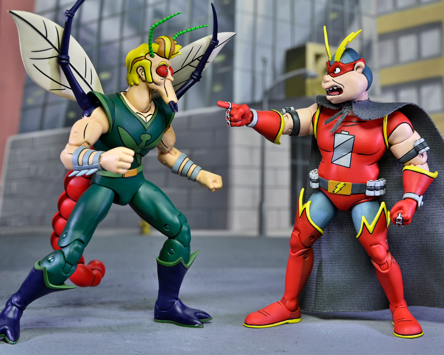 Teenage Mutant Ninja Turtles (Cartoon) - Bugman &amp; Electrozapper 7” Scale Action Figures (2-Pack) on the NECA Store