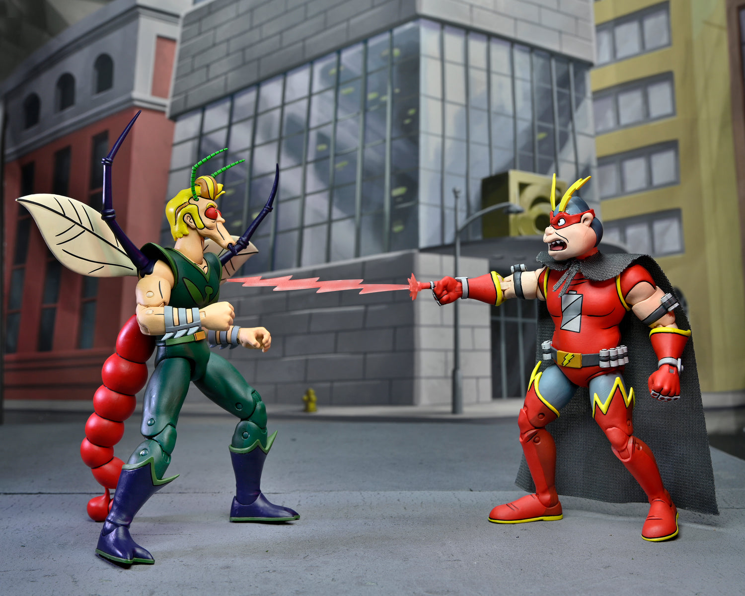 Teenage Mutant Ninja Turtles (Cartoon) - Bugman &amp; Electrozapper 7” Scale Action Figures (2-Pack) on the NECA Store