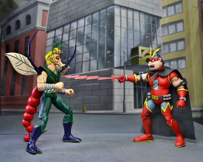 Teenage Mutant Ninja Turtles (Cartoon) - Bugman &amp; Electrozapper 7” Scale Action Figures (2-Pack) on the NECA Store