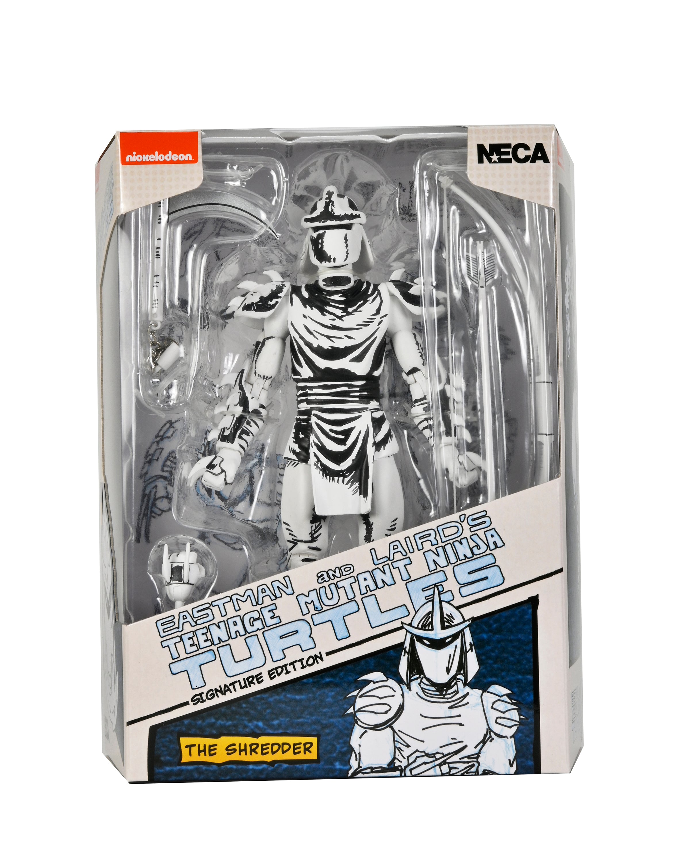 Teenage Mutant Ninja Turtles (Mirage Comics) - 7&quot; Scale Action Figure - B&amp;W Shredder